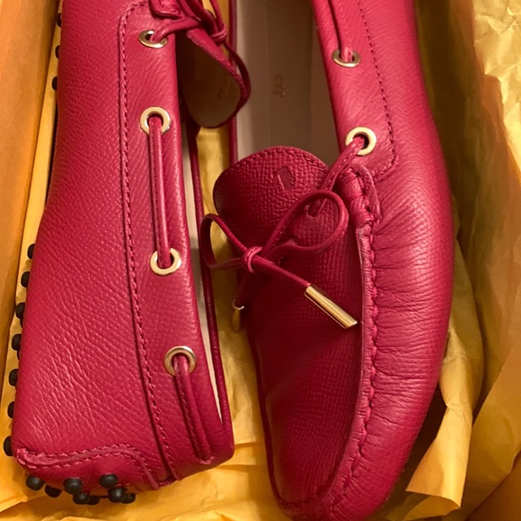 Tod's Shoes - Tod’s Eye Lace Mocassin pink 38 1/2 excellent condition
